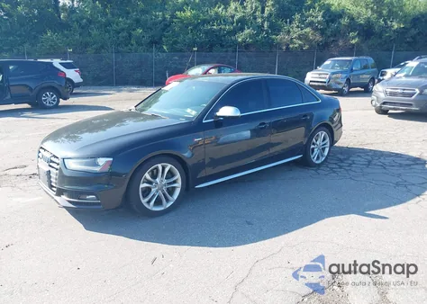 2013 Audi S4 3.0T Premium Plus from USA, damaged, VIN WAUBGAFL5DA080663